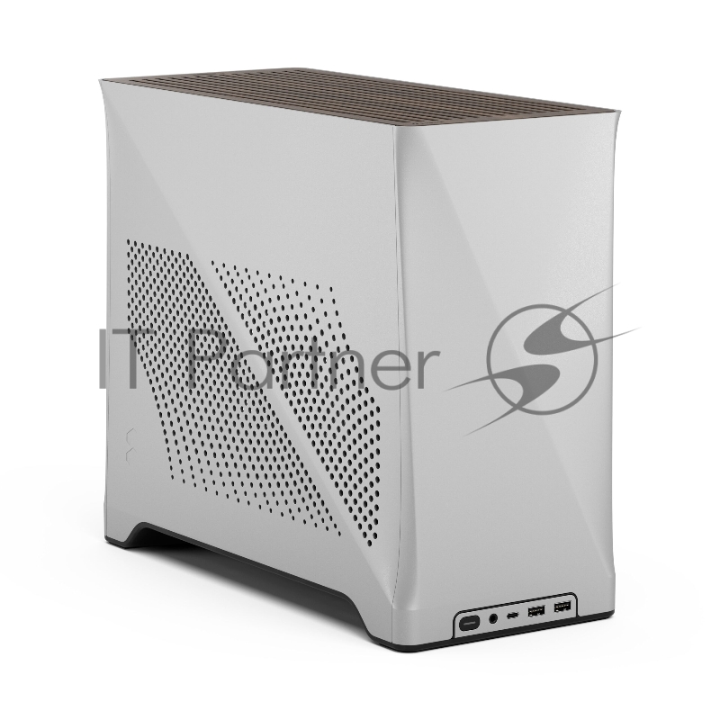 Корпус ПК без блока питания Fractal Design Era 2, SFF, 2x120mm, 2xUSB-A 3.0 + 1xUSB 3.2 Type-C, SFX PSU Support, mITX Silver