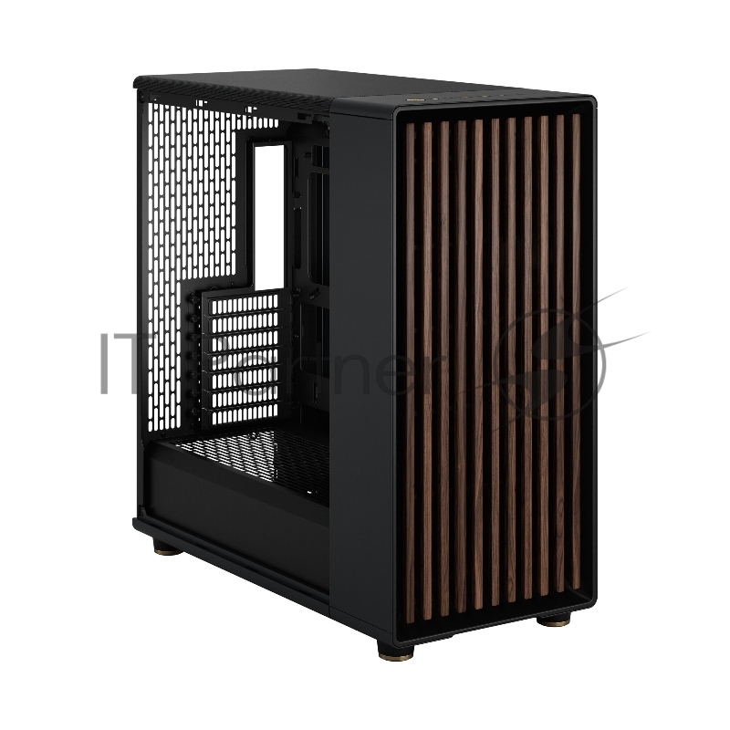 Корпус ПК без блока питания Fractal Design North XL RC Charcoal TG Dark, Full-Tower, 3x140mm, 2xUSB-A 3.0 + 1xUSB 3.2 Type-C, ATX, mATX, mITX Black