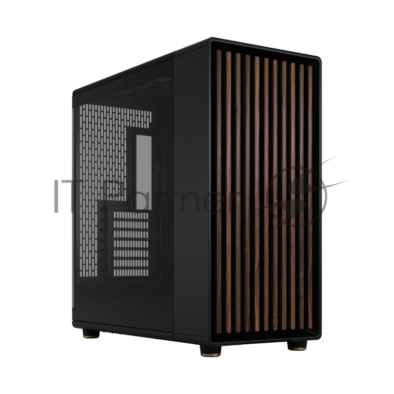 Корпус ПК без блока питания Fractal Design North XL RC Charcoal TG Dark, Full-Tower, 3x140mm, 2xUSB-A 3.0 + 1xUSB 3.2 Type-C, ATX, mATX, mITX Black