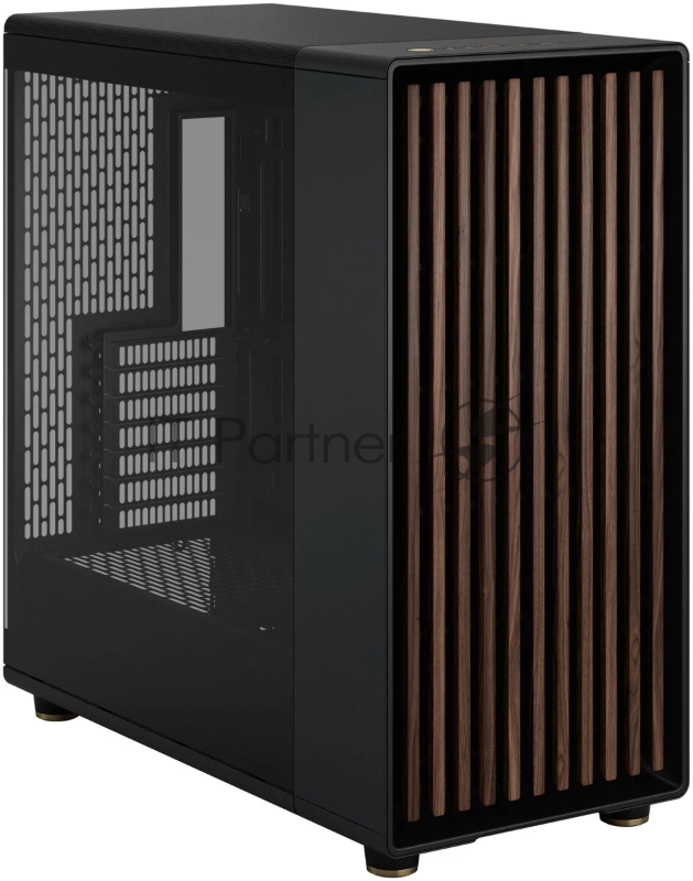 Корпус ПК без блока питания Fractal Design North XL RC Charcoal TG Dark, Full-Tower, 3x140mm, 2xUSB-A 3.0 + 1xUSB 3.2 Type-C, ATX, mATX, mITX Black