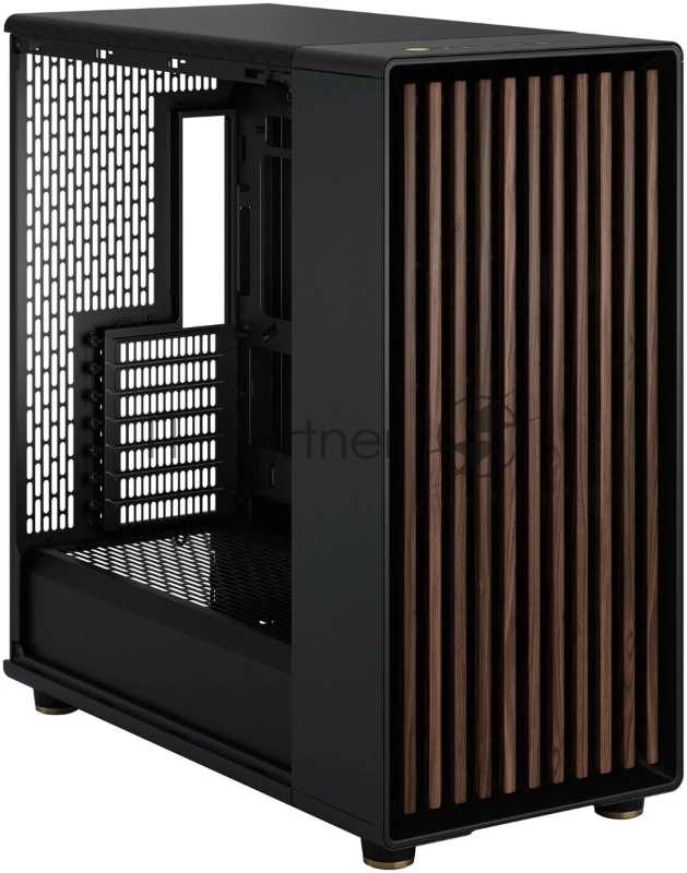 Корпус ПК без блока питания Fractal Design North XL RC Charcoal TG Dark, Full-Tower, 3x140mm, 2xUSB-A 3.0 + 1xUSB 3.2 Type-C, ATX, mATX, mITX Black