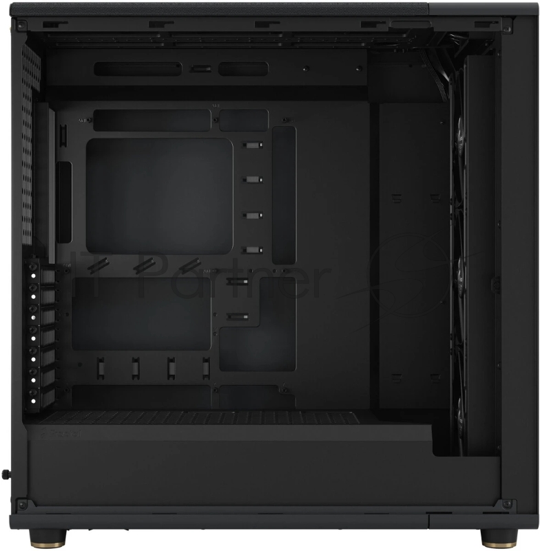 Корпус ПК без блока питания Fractal Design North XL RC Charcoal TG Dark, Full-Tower, 3x140mm, 2xUSB-A 3.0 + 1xUSB 3.2 Type-C, ATX, mATX, mITX Black