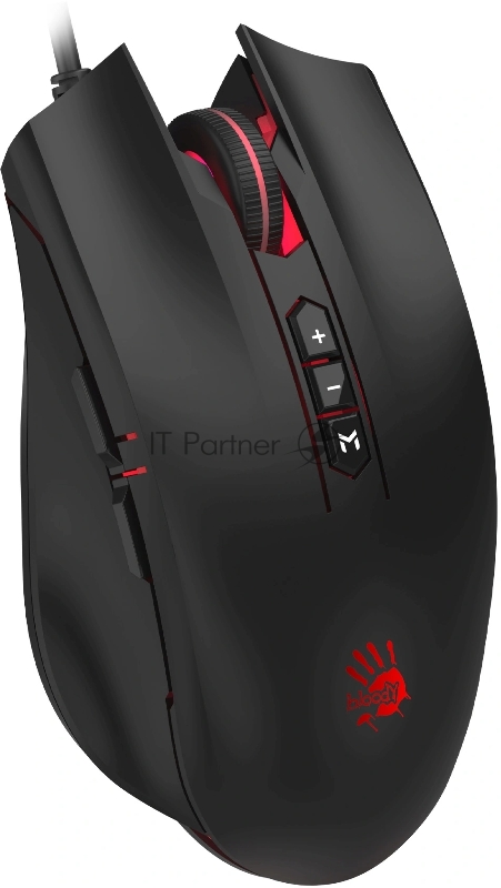 Мышь A4Tech Bloody ES7 черный оптическая 6000dpi USB 8but (ES7 STONE BLACK)