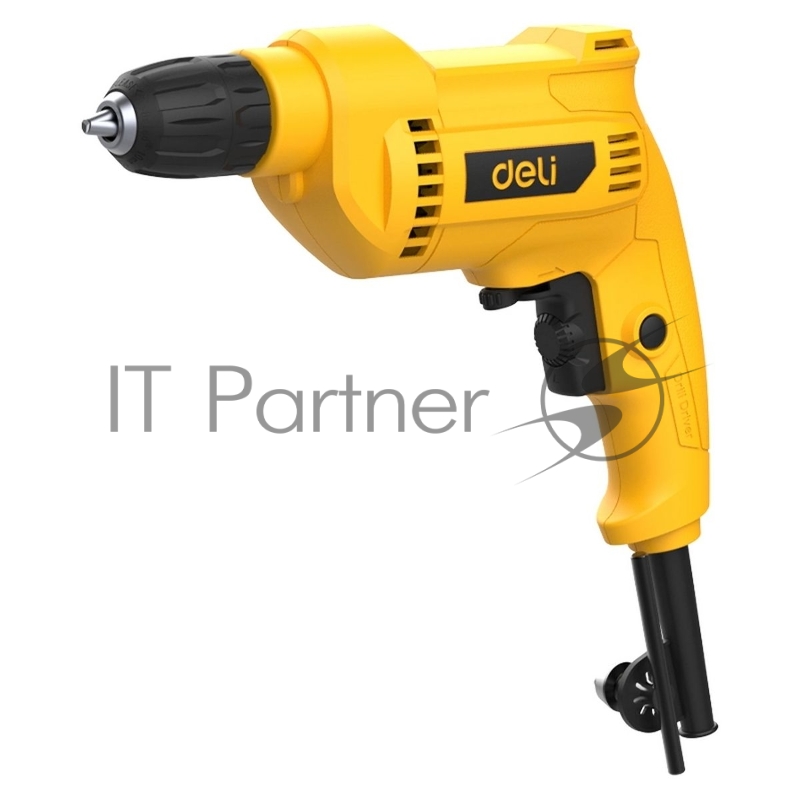 Дрель сетевая Deli DL-DZ10-E2 (500Вт, 0-3300об/мин, быстрозажимной патрон 10мм, картон)