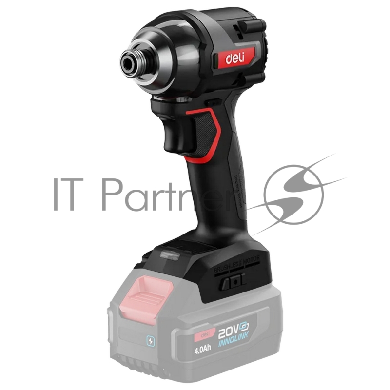 Винтоверт ударный аккумуляторный Deli DE-QZ20-1A4 (1АКБ*4Ач + ЗУ, 20V, 200Нм, 0-3600об/мин, 0-3600уд/мин, сумка)