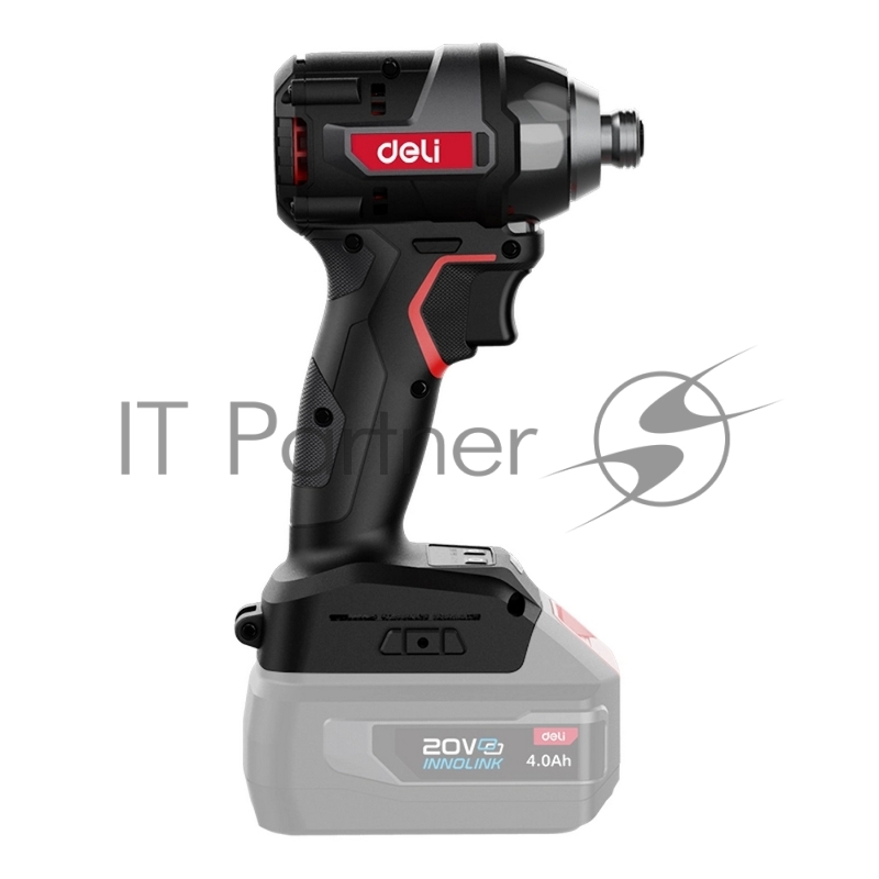 Винтоверт ударный аккумуляторный Deli DE-QZ20-1A4 (1АКБ*4Ач + ЗУ, 20V, 200Нм, 0-3600об/мин, 0-3600уд/мин, сумка)