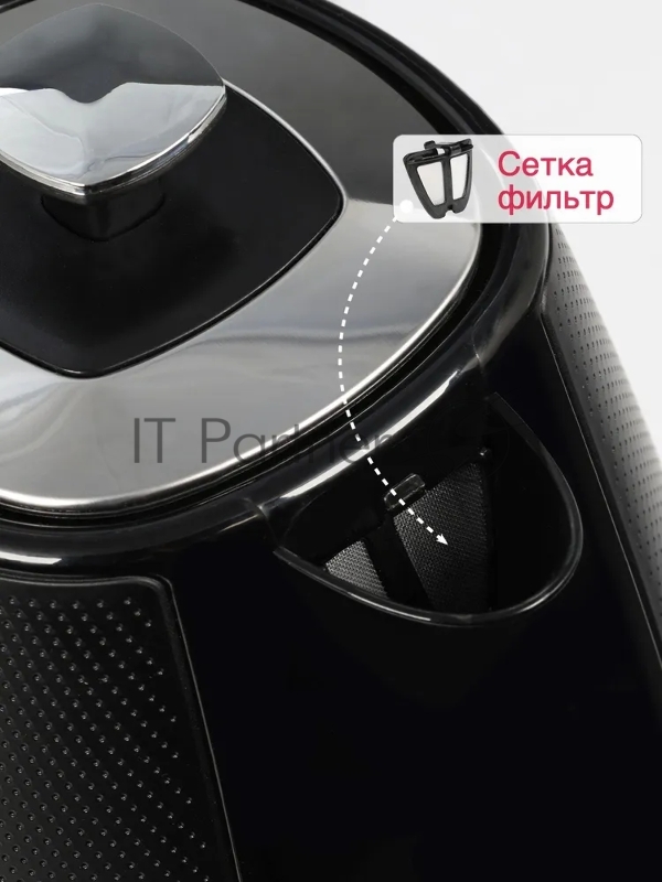 Чайник электрический OURSSON KE1718P/BL