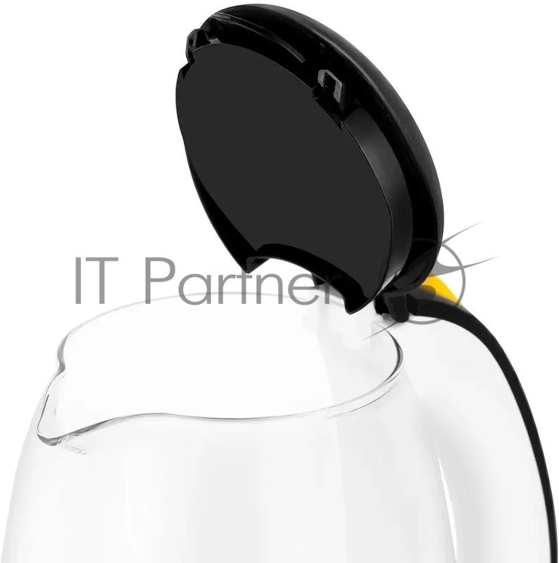 Чайник электрический Kitfort КТ-6637 1.7л. 2200Вт белый/черный корпус: стекло/пластик