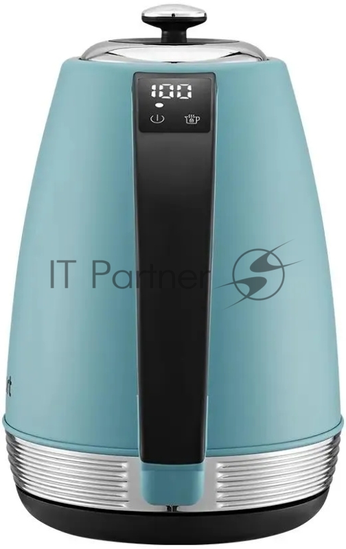 Чайник электрический Kitfort КТ-6720 1.7л. 2200Вт голубой/черный корпус: металл/пластик