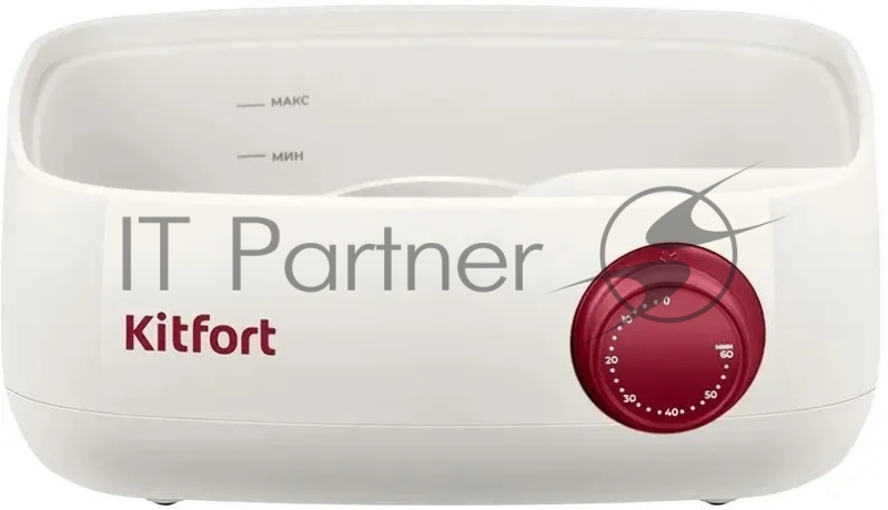 Пароварка Kitfort КТ-6830 3ярус. 800Вт белый/красный