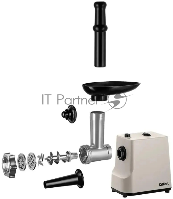Мясорубка Kitfort КТ-2126 250Вт серый/черный