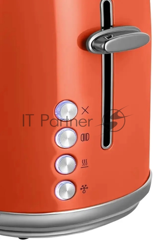 Тостер Kitfort КТ-6456 980Вт красный/серебристый