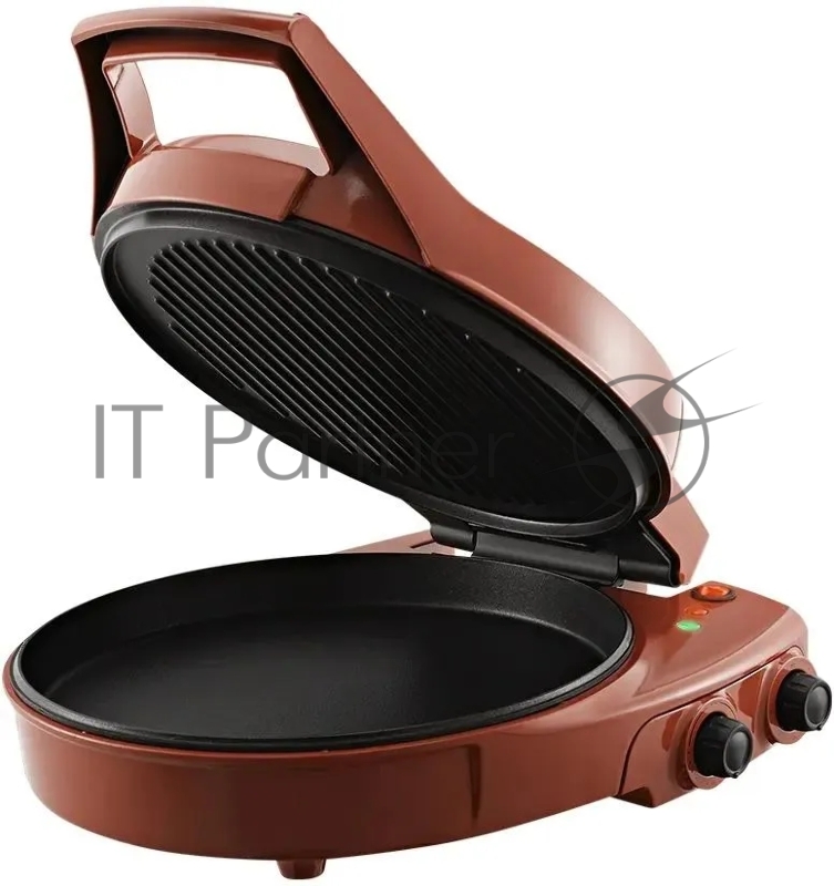 Пиццамейкер Kitfort КТ-4636 1800Вт коричневый/черный