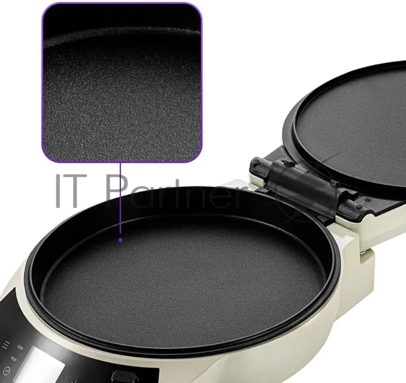 Пиццамейкер Kitfort КТ-4638 1600Вт серый/черный