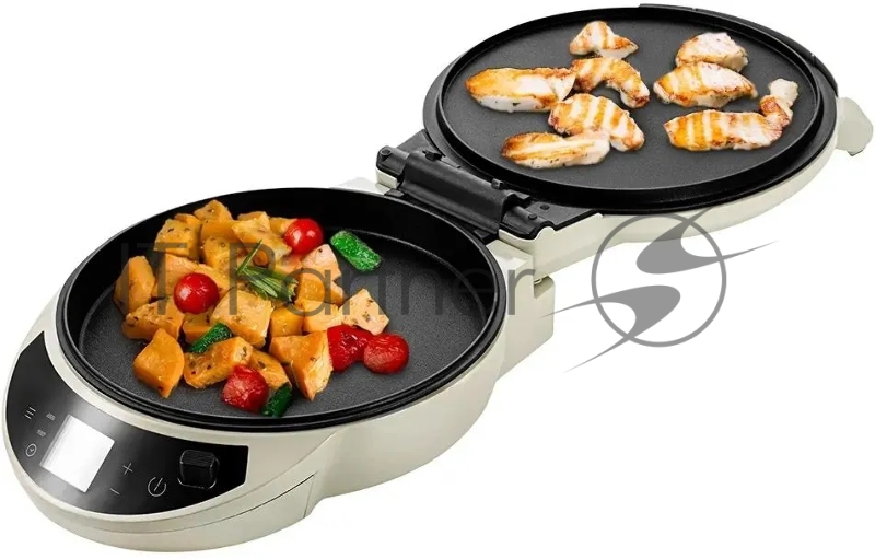 Пиццамейкер Kitfort КТ-4638 1600Вт серый/черный