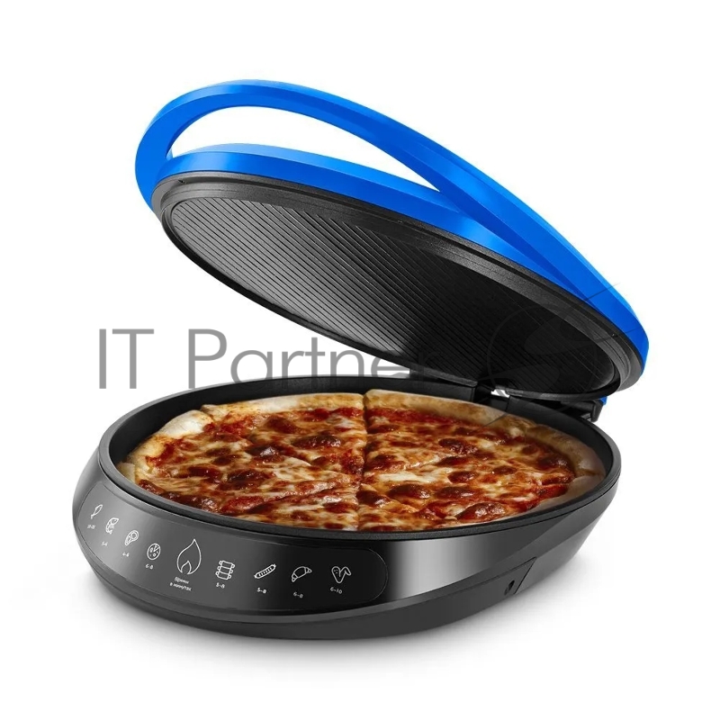 Пиццамейкер Kitfort КТ-3680 1800Вт синий/черный