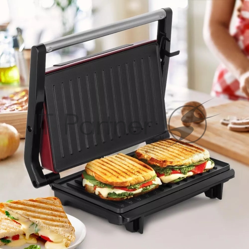 Сэндвичница Kitfort КТ-3639 750Вт красный/черный