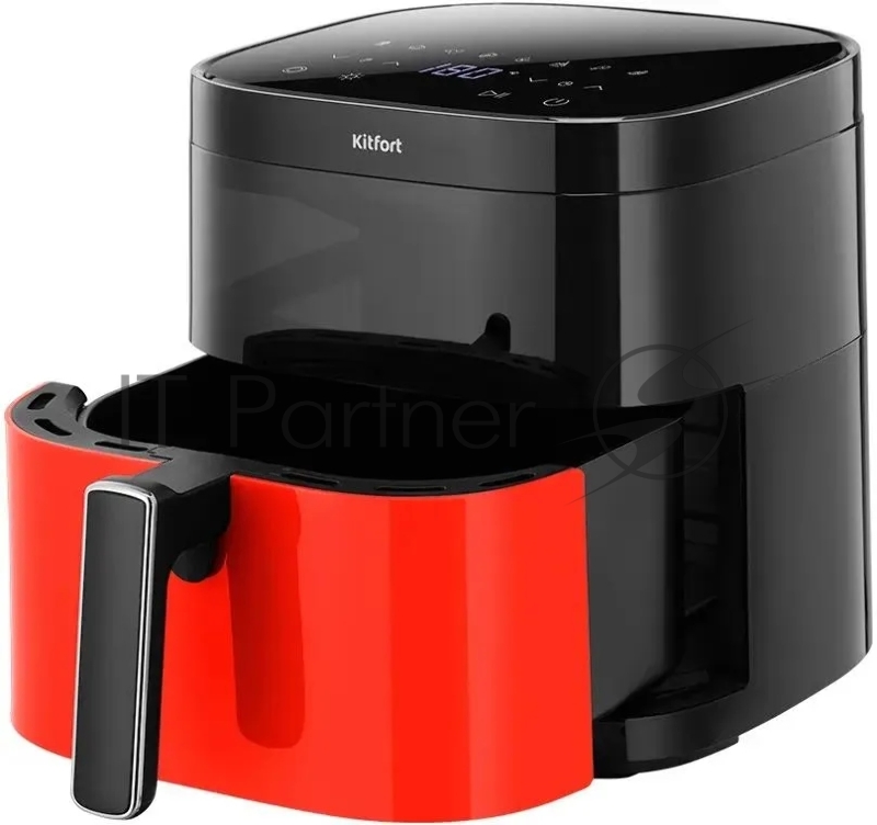 Аэрогриль Kitfort КТ-2291 1700Вт красный/черный