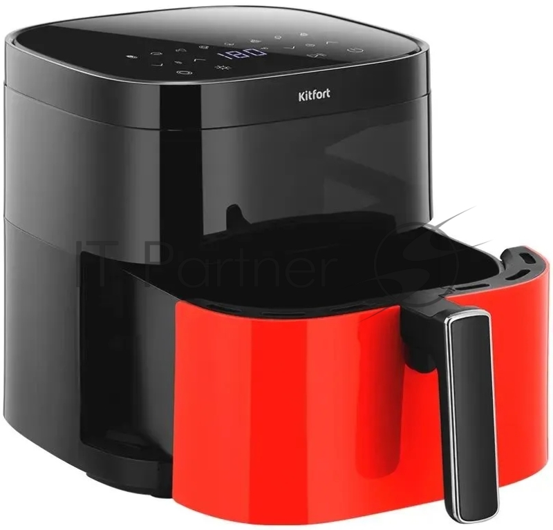 Аэрогриль Kitfort КТ-2291 1700Вт красный/черный