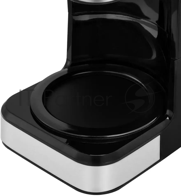 Кофеварка капельная Kitfort КТ-7627 черный/серебристый, исп. кофе - молотый, 1,8 л, 950 Вт