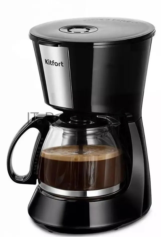 Кофеварка капельная Kitfort КТ-7260 550Вт черный/нержавеющая сталь