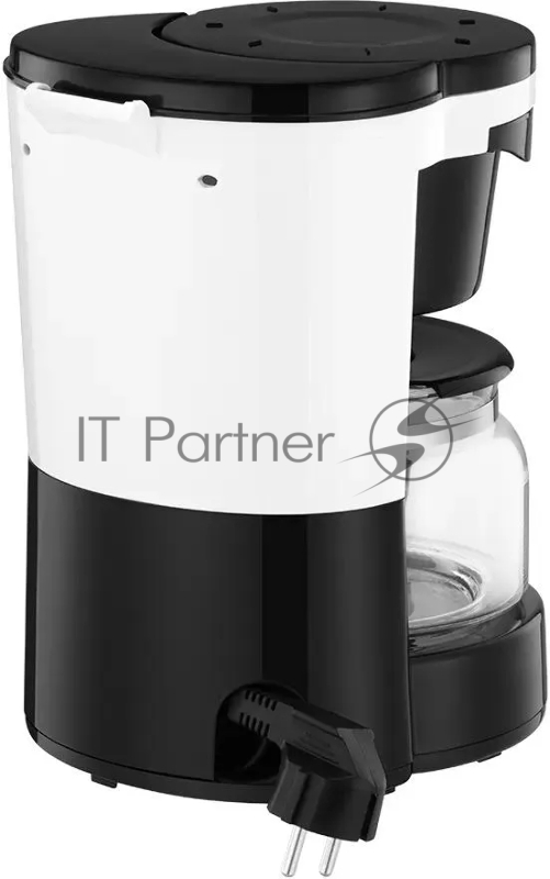 Кофеварка капельная Kitfort КТ-7486 550Вт черный/белый