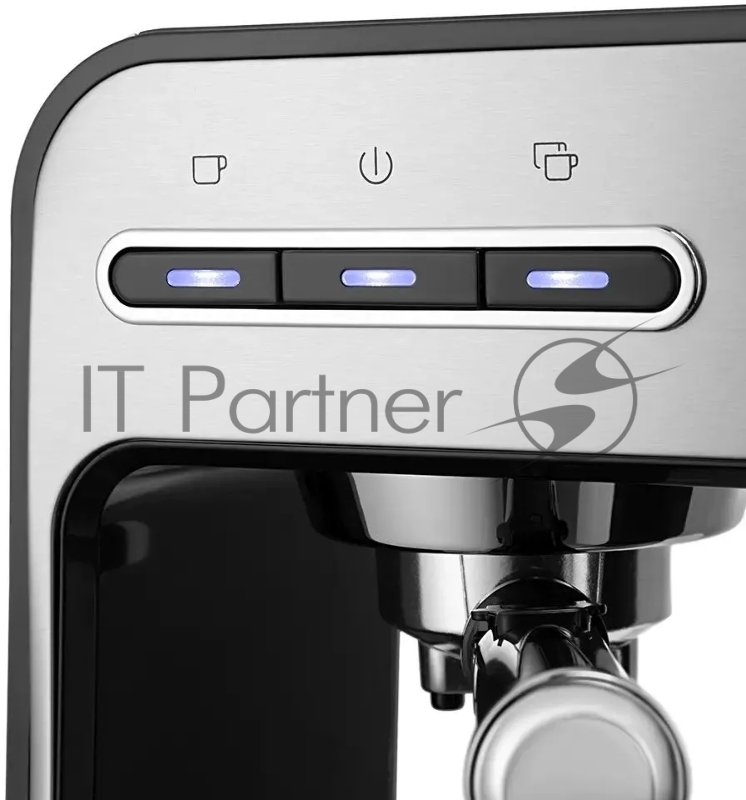 Кофеварка рожковая Kitfort КТ-7515 1450Вт серебристый