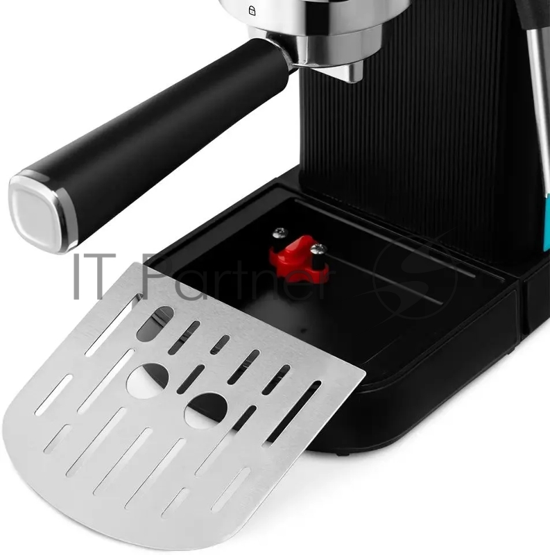 Кофеварка рожковая Kitfort КТ-7461 1350Вт бирюзовый/черный