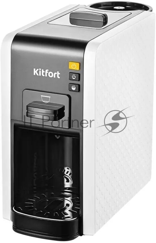 Кофеварка рожковая Kitfort КТ-7467 1100Вт белый/черный