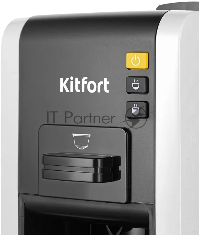 Кофеварка рожковая Kitfort КТ-7467 1100Вт белый/черный