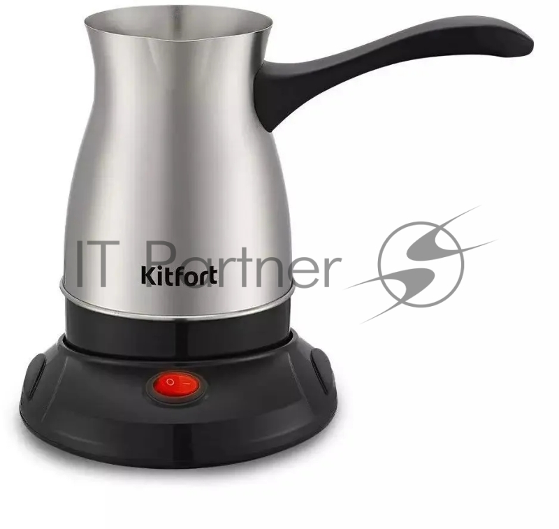 Кофеварка Электрическая турка Kitfort КТ-7131 600Вт черный/нержавеющая сталь