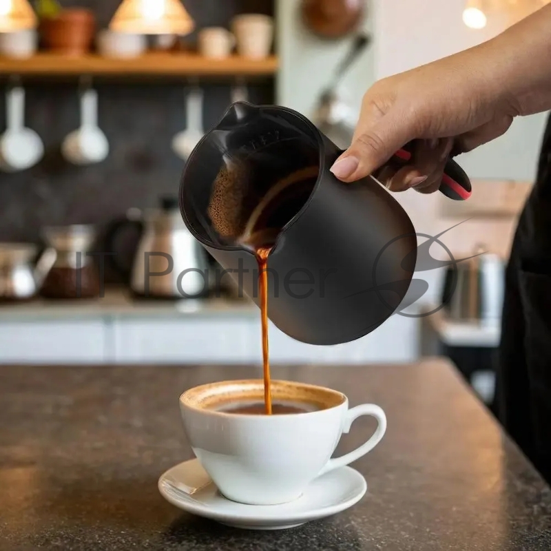 Кофеварка электрическая турка Kitfort КТ-7455 600Вт красный/черный