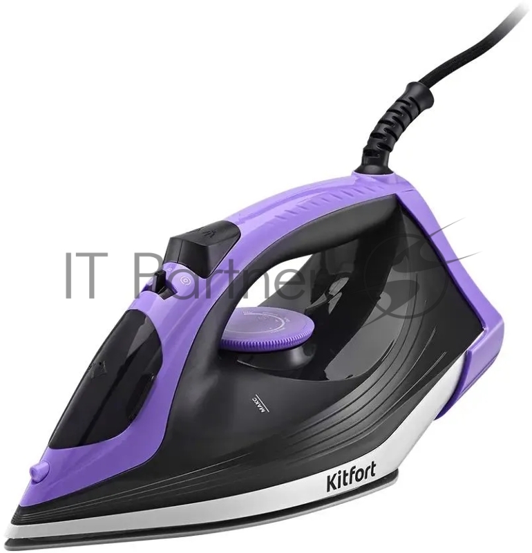 Утюг Kitfort КТ-2627 2200Вт фиолетовый/черный