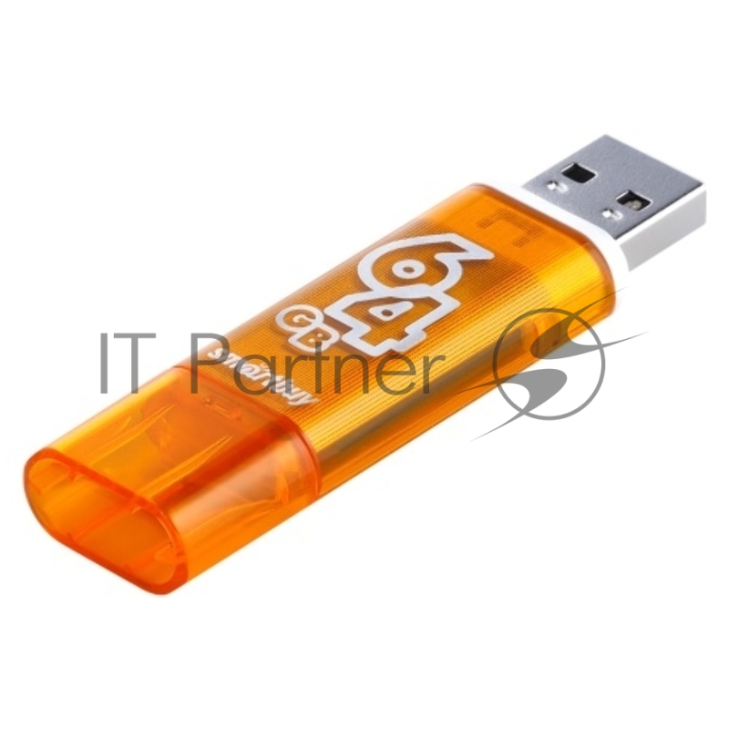 Флешка USB R/W Smartbuy USB Drive 64Gb Glossy series Orange SB64GBGS-Or