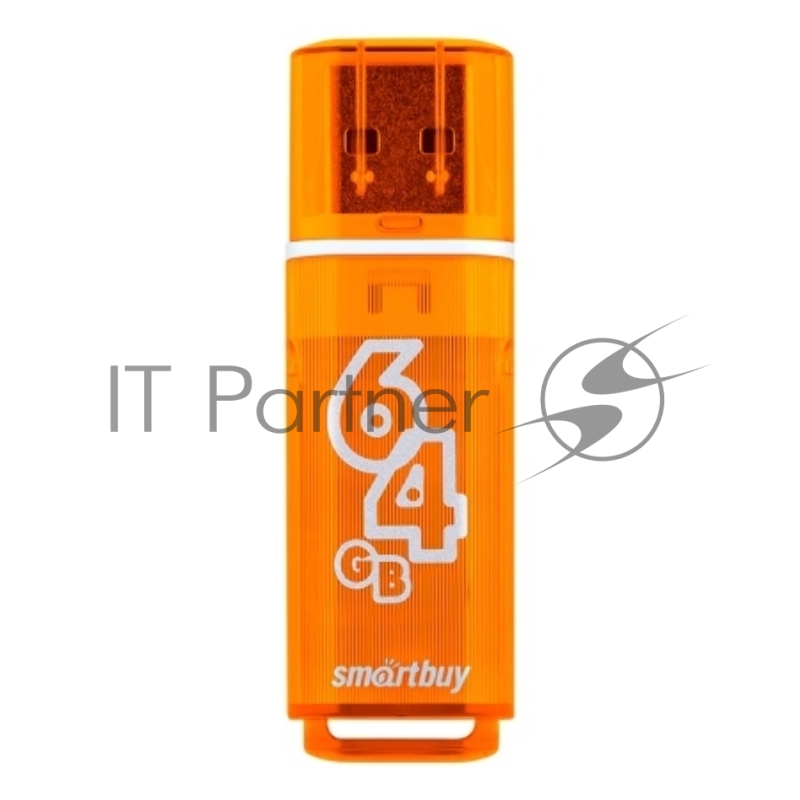 Флешка USB R/W Smartbuy USB Drive 64Gb Glossy series Orange SB64GBGS-Or