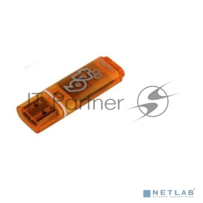 Флешка USB R/W Smartbuy USB Drive 64Gb Glossy series Orange SB64GBGS-Or