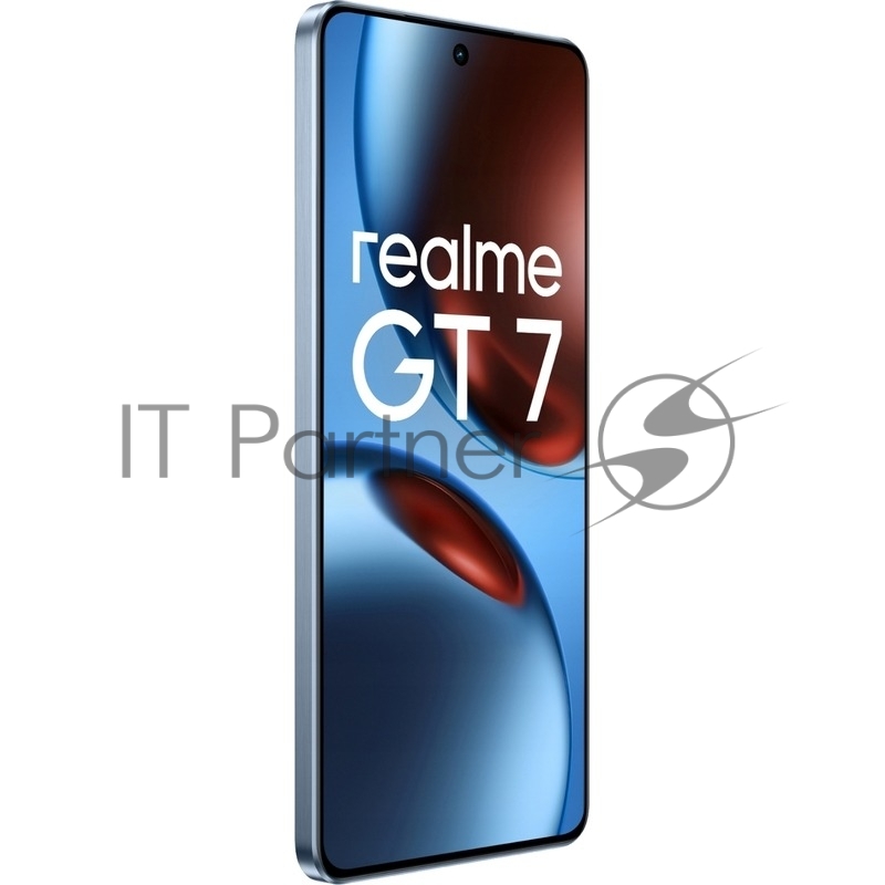 Смартфон Realme RMX5061 GT 7 512Gb 12Gb голубой моноблок 3G 4G 6.78 1264x2780 Android 15 50Mpix 802.11 a/b/g/n/ac/ax/be NFC GPS GSM900/1800 GSM1900