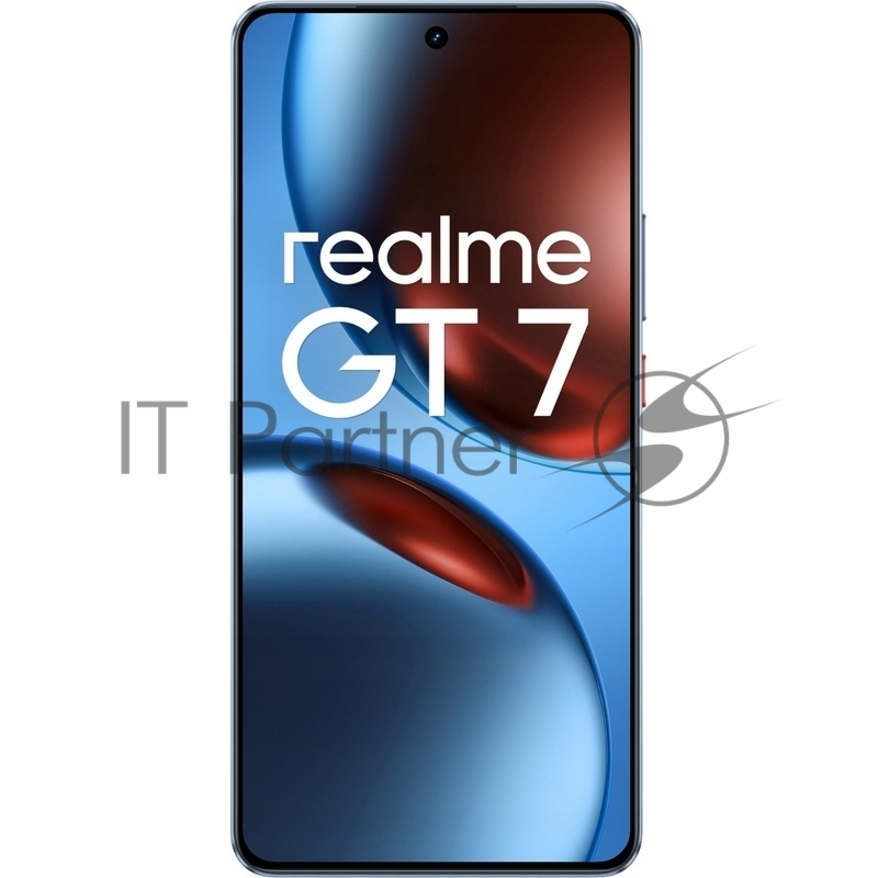 Смартфон Realme RMX5061 GT 7 512Gb 12Gb голубой моноблок 3G 4G 6.78 1264x2780 Android 15 50Mpix 802.11 a/b/g/n/ac/ax/be NFC GPS GSM900/1800 GSM1900