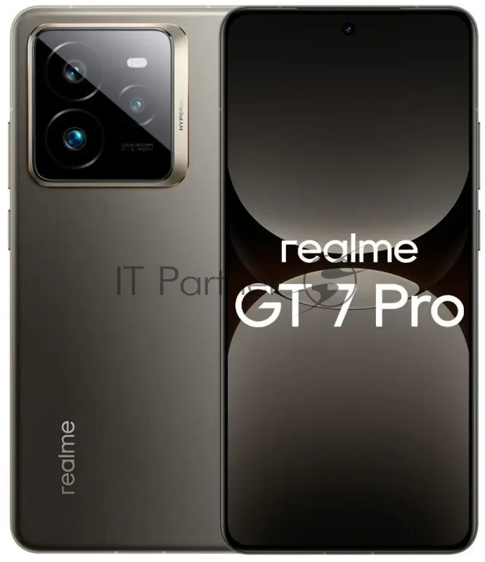 Смартфон Realme RMX5011 GT7 Pro 512Gb 12Gb серый моноблок 3G 4G 6.78 1264x2780 Android 15 50Mpix 802.11 a/b/g/n/ac/ax/be NFC GPS GSM900/1800 GSM1900