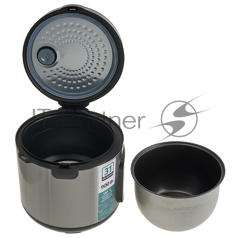 Мультиварка DELTA DL-6528 черная: 900 Вт,5л, 31 ПРОГРАММА (4)