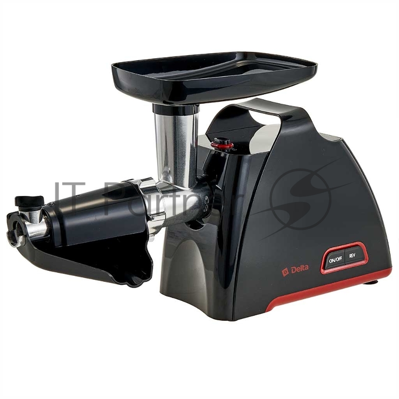 Мясорубка электрическая DELTA DL-6105M черный с красным