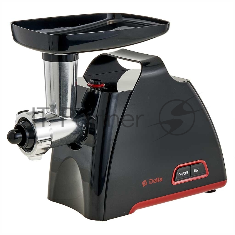Мясорубка электрическая DELTA DL-6105M черный с красным