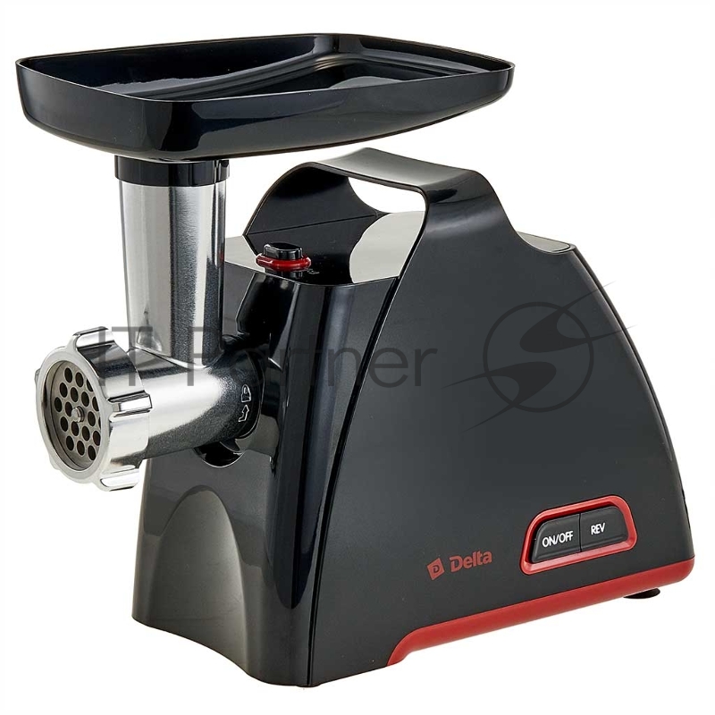 Мясорубка электрическая DELTA DL-6105M черный с красным
