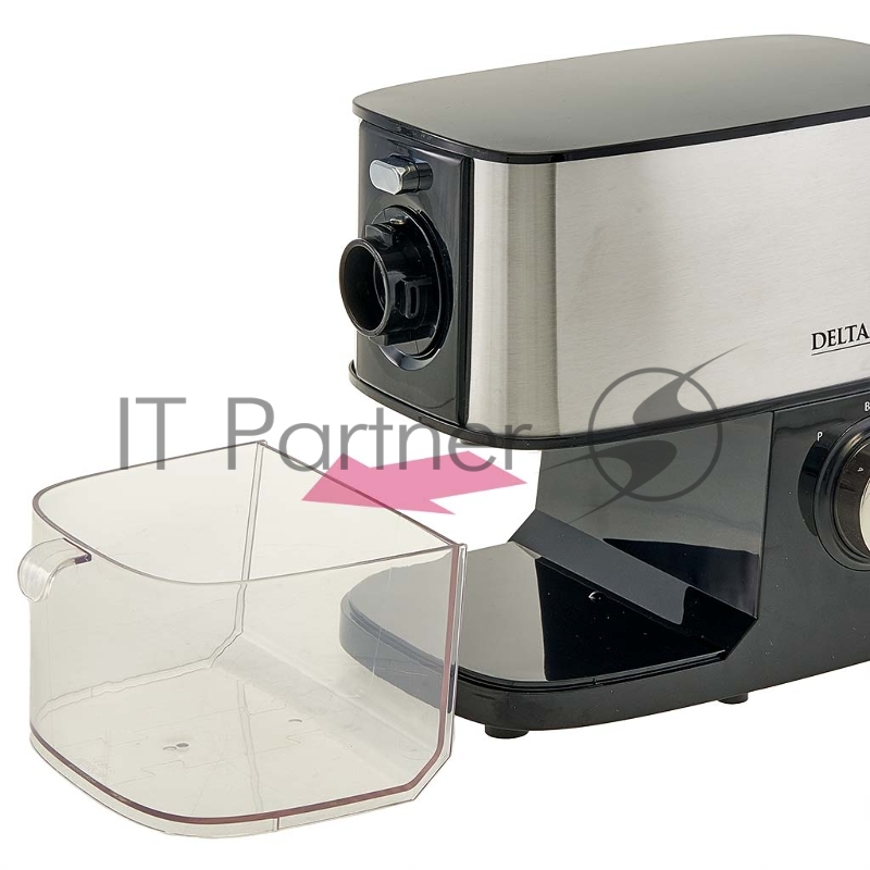 Мясорубка электрическая DELTA LUX DE-602MS черная нерж, НАСАДКА ДЛЯ ТОМАТА, 3600Вт (4)