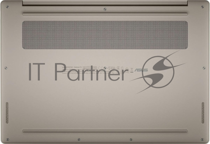 Ноутбук Asus Zenbook 14 UX3407QA-QD197W Snapdragon X X1-26-100 16Gb SSD512Gb Qualcomm Adreno 14 OLED WUXGA (1920x1200) Windows 11 Home beige WiFi BT Cam Bag (90NB1501-M00850)