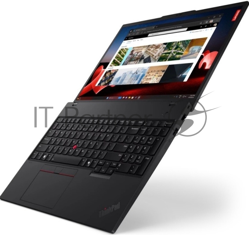 Ноутбук Lenovo ThinkPad T16 G3 Core Ultra 5 125U 16Gb SSD512Gb Intel Graphics 16 IPS WUXGA (1920x1200) Windows 11 Pro 64 black WiFi BT Cam (21MQS0T500)