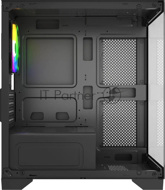 Корпус Accord ACC-350-02B черный без БП mATX 1x120mm 1xUSB2.0 1xUSB3.0 1xUSB3.1 audio