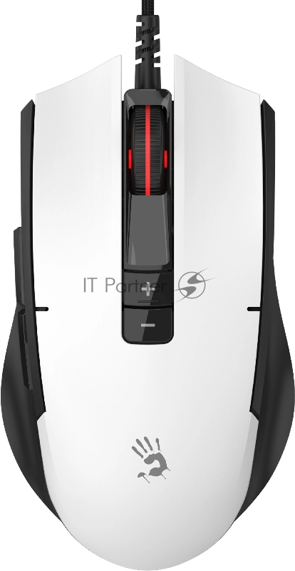 Мышь A4Tech Bloody ES8 белый оптическая 6000dpi USB 7but (ES8 PANDA WHITE)
