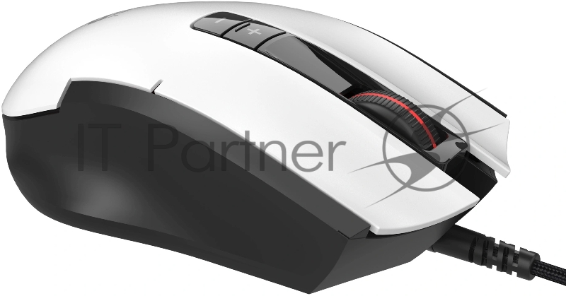 Мышь A4Tech Bloody ES8 белый оптическая 6000dpi USB 7but (ES8 PANDA WHITE)