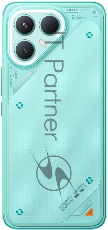 Смартфон Tecno Pova 7 Pro 5G 8GB/256GB Neon Cyan (LJ8)